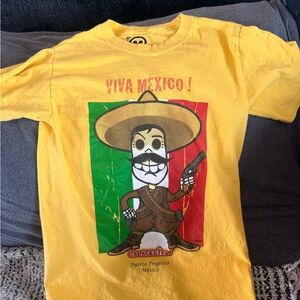 Veritas Yellow and Green Short Sleeve Tee Vibrant Design